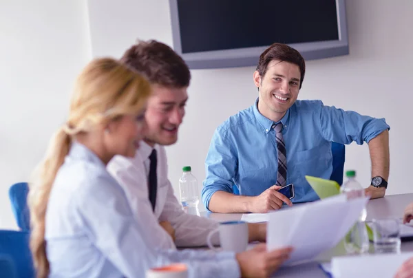 Business in een vergadering op kantoor — Stockfoto