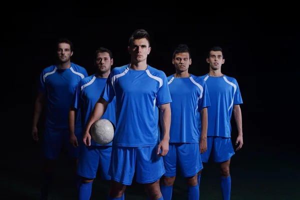 Jogadores de futebol equipe — Fotografia de Stock