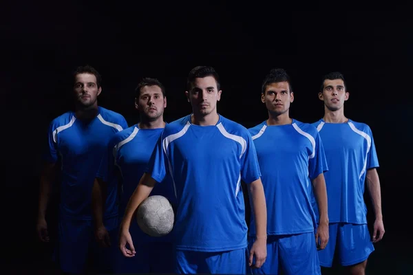 Jogadores de futebol equipe — Fotografia de Stock