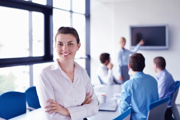 Business in een vergadering op kantoor — Stockfoto