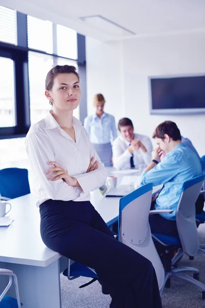 Business in een vergadering op kantoor — Stockfoto