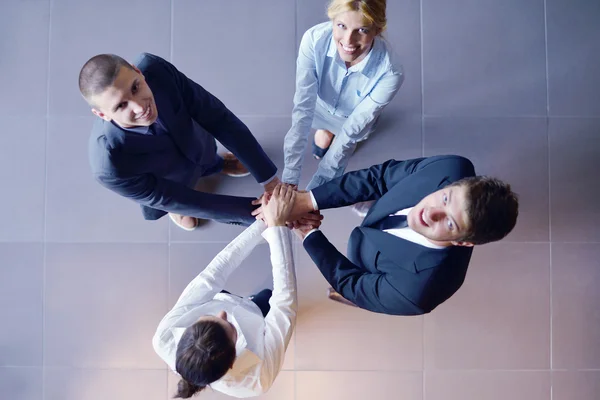 Business group joining hands — Stock Photo, Image