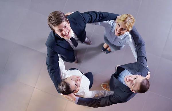 Unternehmensgruppe schließt sich zusammen — Stockfoto