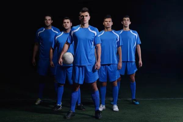 Jogadores de futebol equipe — Fotografia de Stock