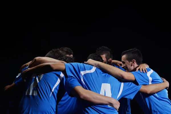 Jogadores de futebol equipe — Fotografia de Stock