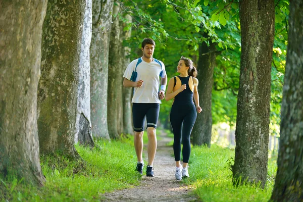 Jogging en couple — Photo