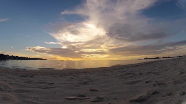 美丽的海滩和热带海域 — 图库视频影像