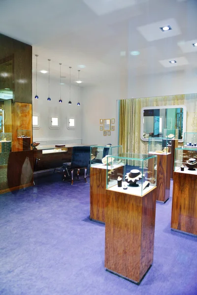 Jewelry store indoors — Stock Photo, Image