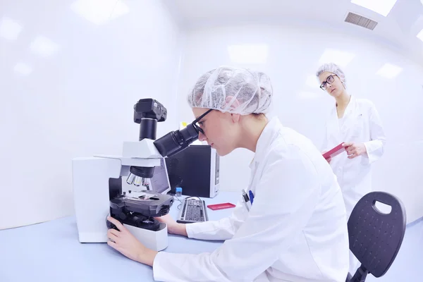 Científicos que trabajan en el laboratorio — Foto de Stock