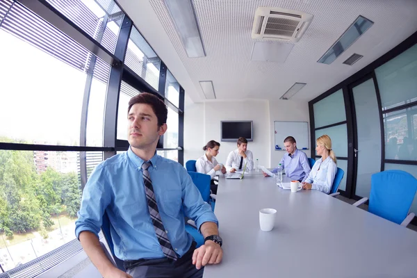 Business in een vergadering op kantoor — Stockfoto