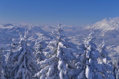 Dağı kış manzarası