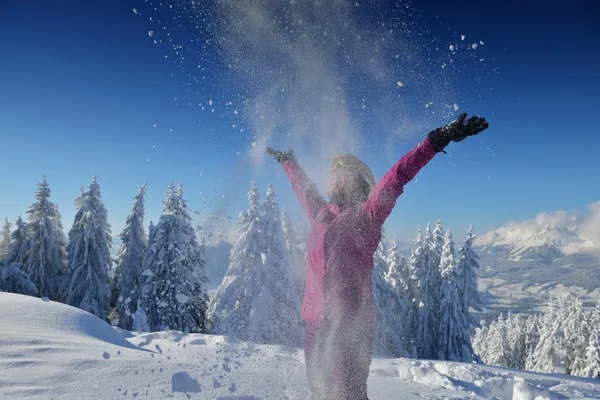 Plaisir d'hiver et ski — Photo