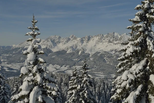 산 겨울 풍경 — 스톡 사진