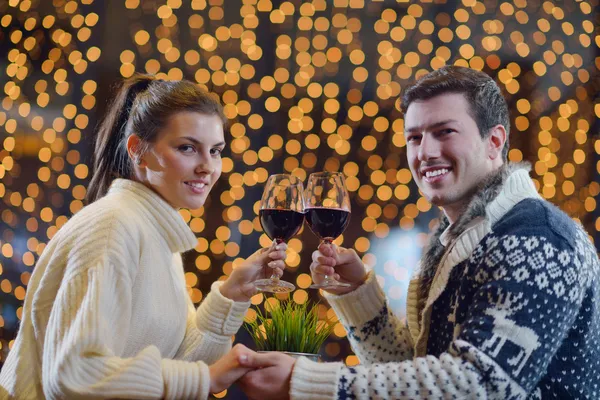 Romantic evening date — Stock Photo, Image