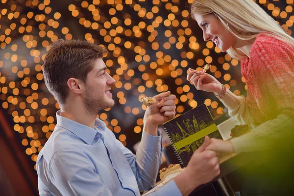 Romantic evening date — Stock Photo, Image