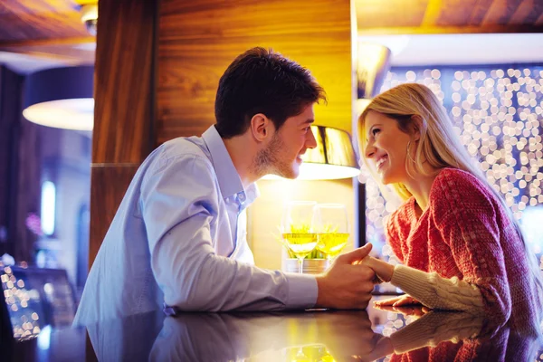 Romantic evening date — Stock Photo, Image