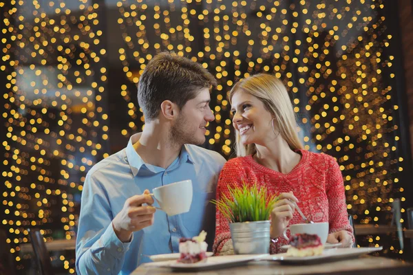 Romantic evening date — Stock Photo, Image