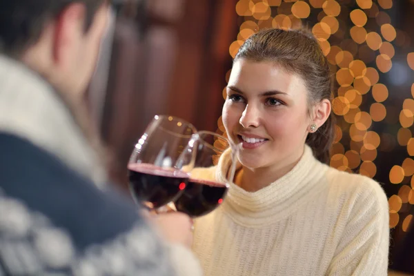 Romantic evening date — Stock Photo, Image