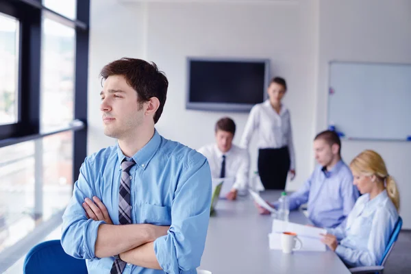 Business in een vergadering op kantoor — Stockfoto