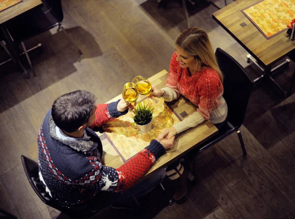 Appuntamento serale romantico — Foto Stock