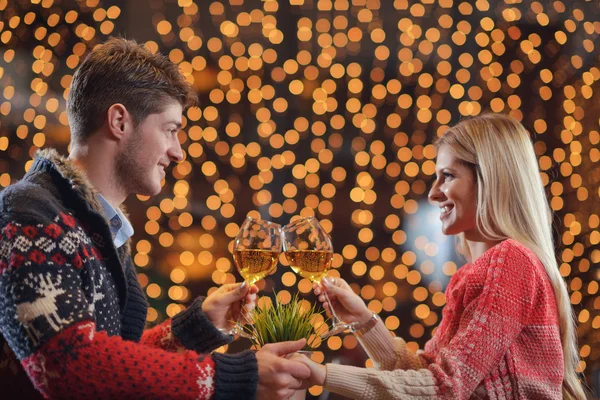 Romantic evening date — Stock Photo, Image