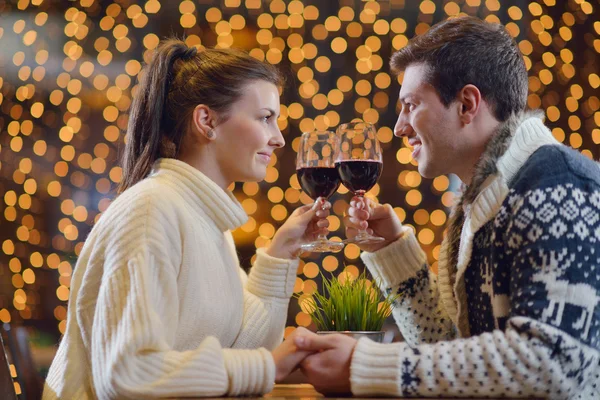 Romantic evening date — Stock Photo, Image