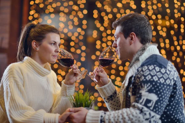 Romantic evening date — Stock Photo, Image