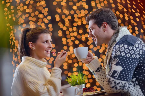 Romantic evening date — Stock Photo, Image