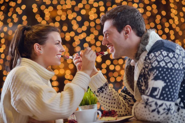 Romantic evening date — Stock Photo, Image