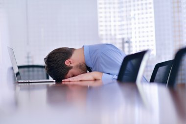 iş adamı ile ilgili sorunlar ve ofiste stres
