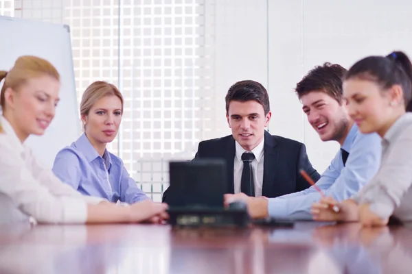 Business in a video meeting — Stock Photo, Image