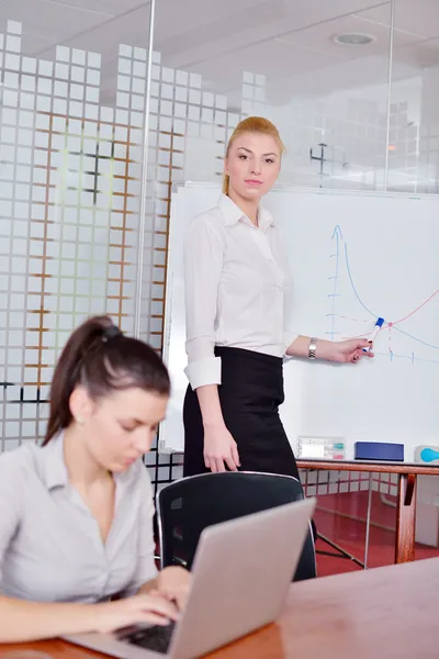 Business in een vergadering op kantoor — Stockfoto