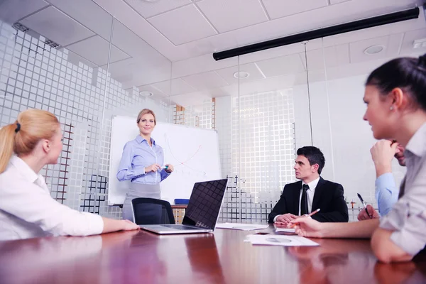 Business in einem Meeting im Büro — Stockfoto