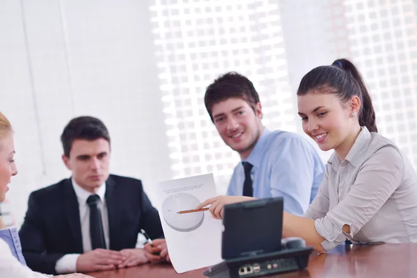 Business in einem Meeting im Büro — Stockfoto