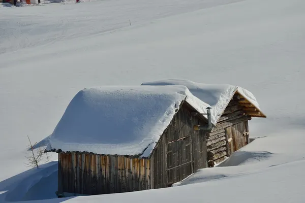 山の冬の自然 — ストック写真