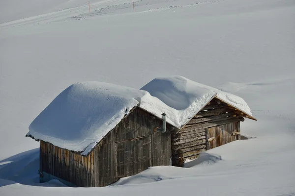 Montanha inverno natureza — Fotografia de Stock