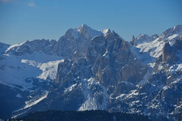 Montanha inverno natureza — Fotografia de Stock