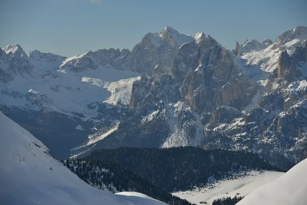 Montanha inverno natureza — Fotografia de Stock