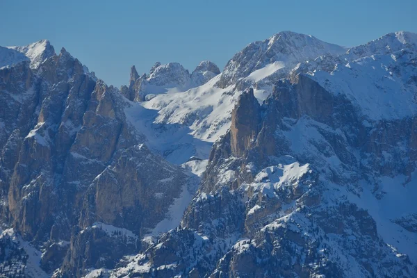 Montanha inverno natureza — Fotografia de Stock