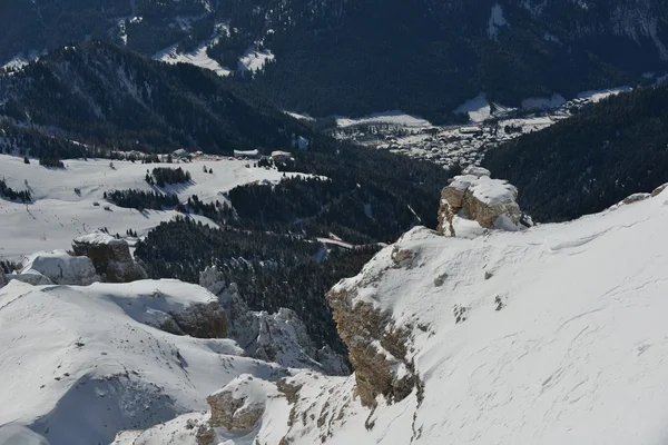 Montagna inverno natura — Foto Stock