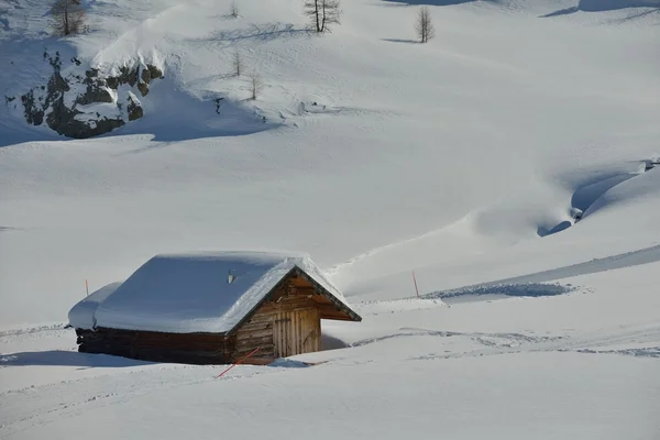 Winter bergnatuur — Stockfoto