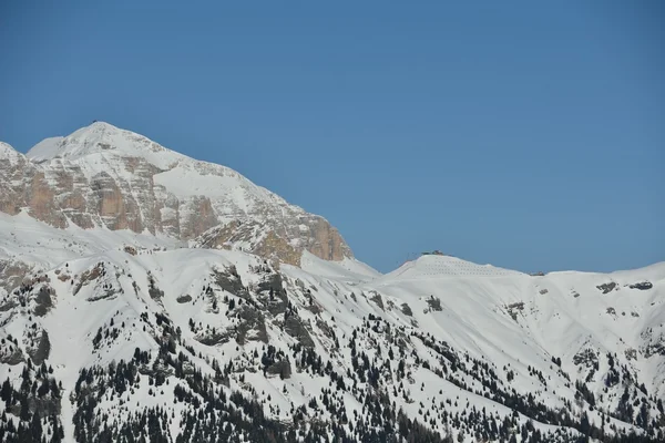 Montanha inverno natureza — Fotografia de Stock