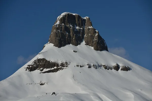 Montanha inverno natureza — Fotografia de Stock