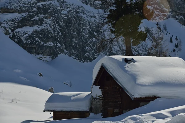 Winter bergnatuur — Stockfoto