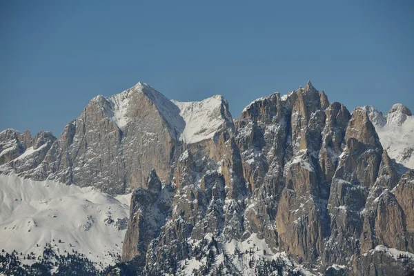 Montanha inverno natureza — Fotografia de Stock