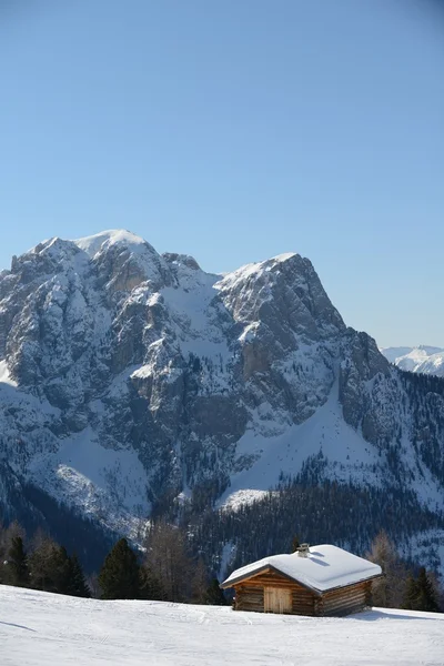 Montagna inverno natura — Foto Stock