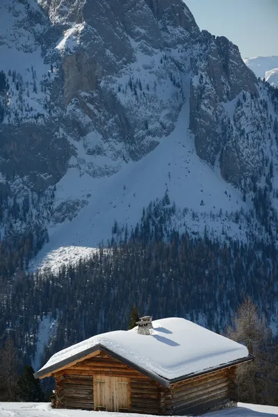 Montagna inverno natura — Foto Stock