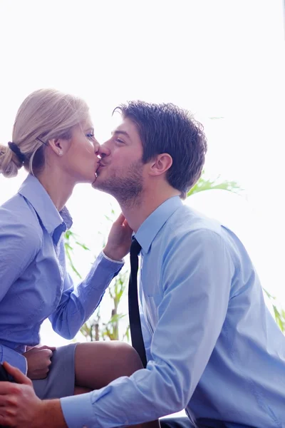 Romance de negócios — Fotografia de Stock