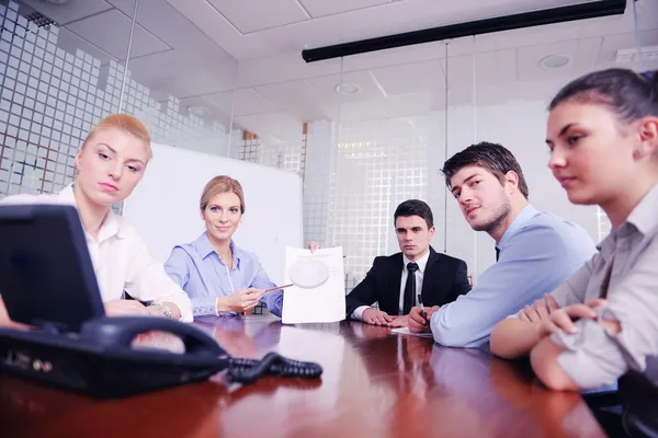 Business in einem Meeting im Büro — Stockfoto