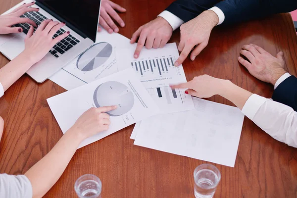 Business in einem Meeting im Büro — Stockfoto